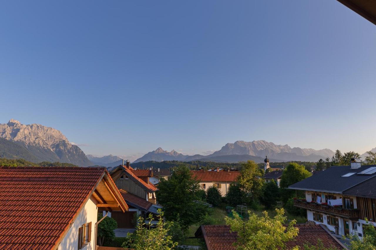 Ferienwohnungen Zum Bachl - Karwendelblick Krün Exterior foto